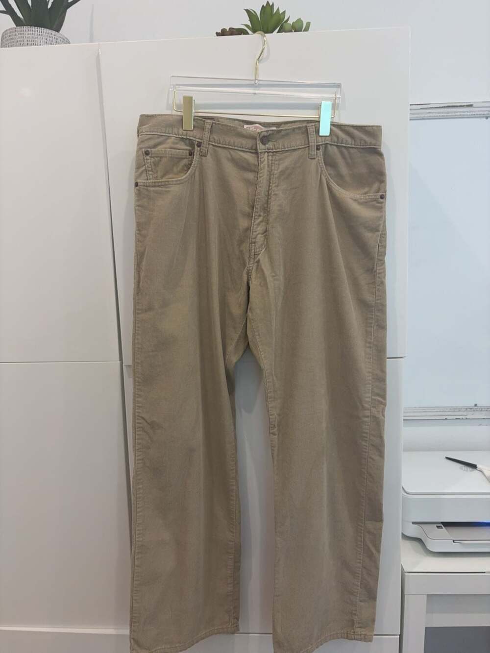 Levi's Signature Straight Fit Corduroy Pants 36x32